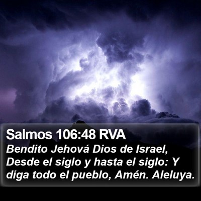 Salmos 106:48 RVA Bible Verse Image