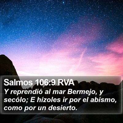 Salmos 106:9 RVA Bible Verse Image