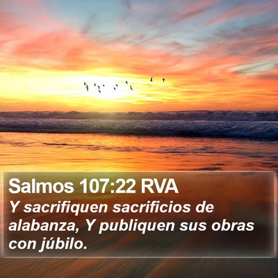 Salmos 107:22 RVA Bible Verse Image