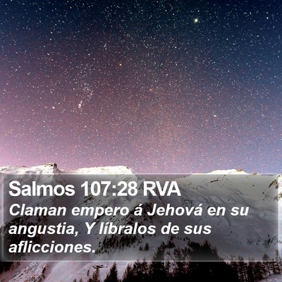 Salmos 107:28 RVA Bible Verse Image