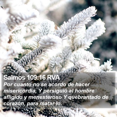 Salmos 109:16 RVA Bible Verse Image