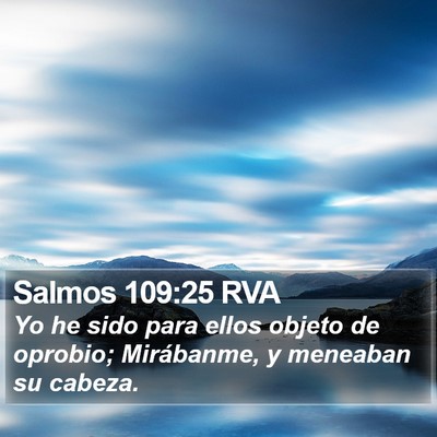 Salmos 109:25 RVA Bible Verse Image