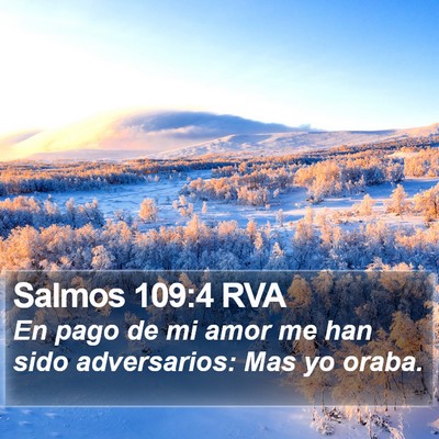Salmos 109:4 RVA Bible Verse Image