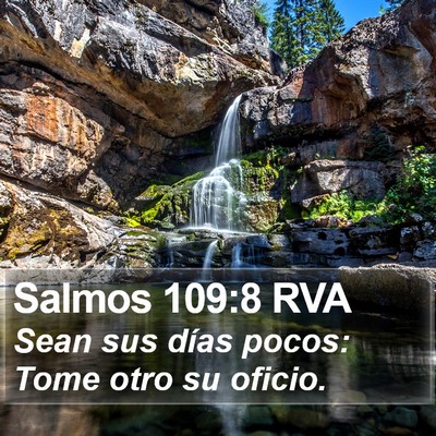 Salmos 109:8 RVA Bible Verse Image