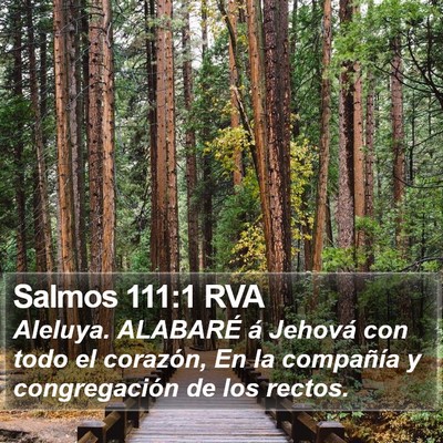 Salmos 111:1 RVA Bible Verse Image