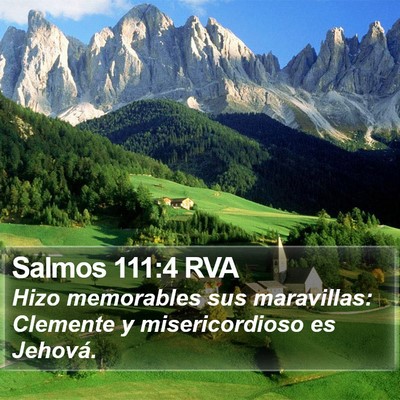 Salmos 111:4 RVA Bible Verse Image