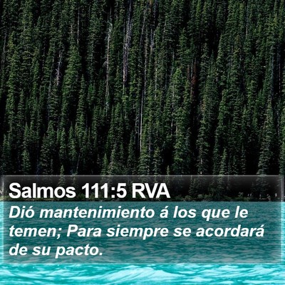 Salmos 111:5 RVA Bible Verse Image