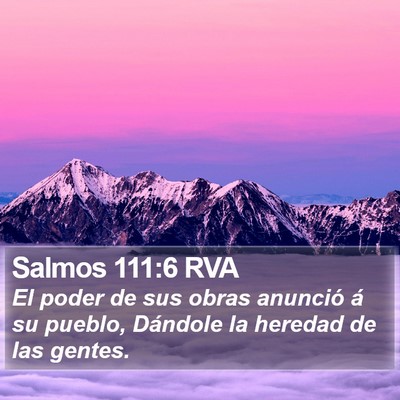 Salmos 111:6 RVA Bible Verse Image