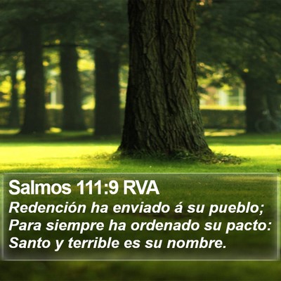 Salmos 111:9 RVA Bible Verse Image