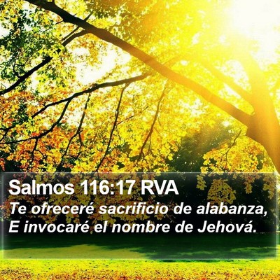 Salmos 116:17 RVA Bible Verse Image