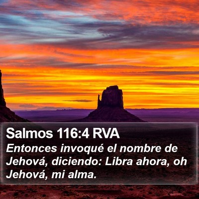 Salmos 116:4 RVA Bible Verse Image
