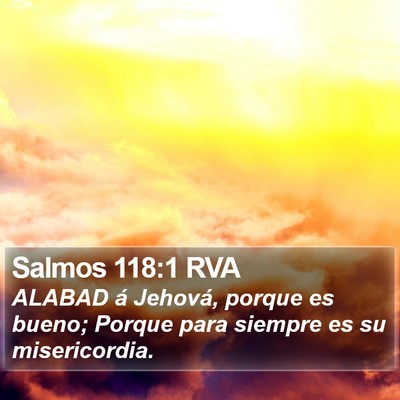 Salmos 118:1 RVA Bible Verse Image
