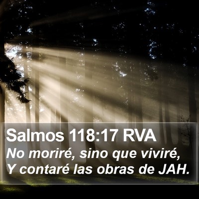 Salmos 118:17 RVA Bible Verse Image