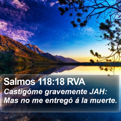 Salmos 118:18 RVA Bible Verse Image