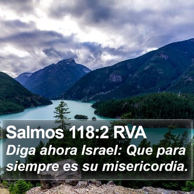 Salmos 118:2 RVA Bible Verse Image