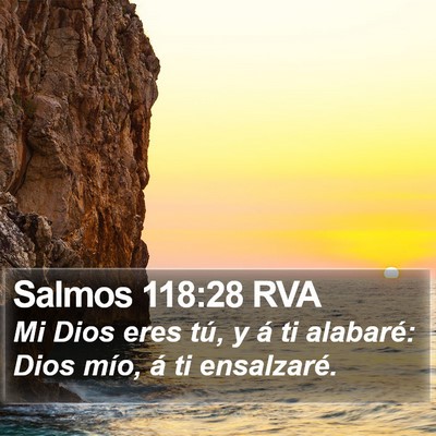 Salmos 118:28 RVA Bible Verse Image