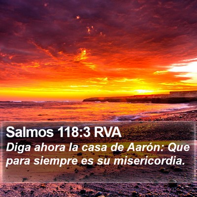Salmos 118:3 RVA Bible Verse Image
