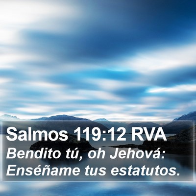 Salmos 119:12 RVA Bible Verse Image