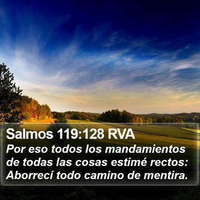 Salmos 119:128 RVA Bible Verse Image