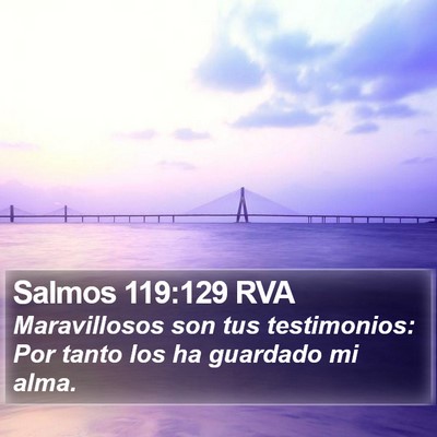 Salmos 119:129 RVA Bible Verse Image