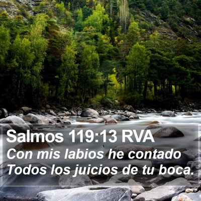 Salmos 119:13 RVA Bible Verse Image