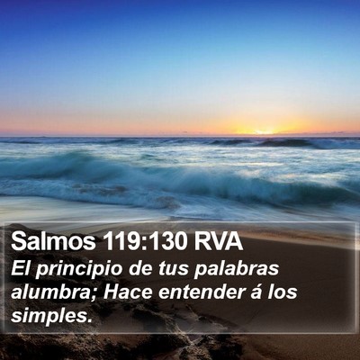 Salmos 119:130 RVA Bible Verse Image
