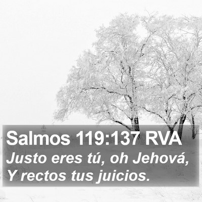 Salmos 119:137 RVA Bible Verse Image