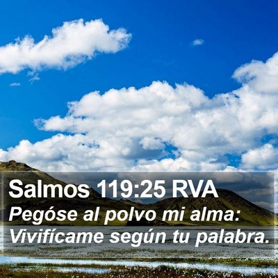 Salmos 119:25 RVA Bible Verse Image