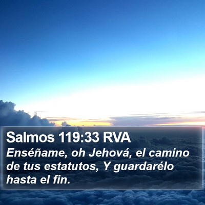Salmos 119:33 RVA Bible Verse Image