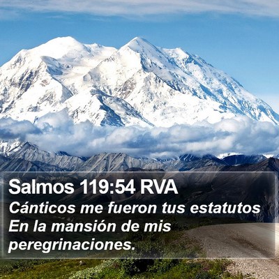 Salmos 119:54 RVA Bible Verse Image