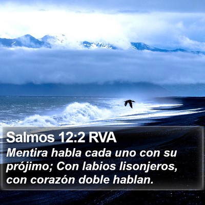 Salmos 12:2 RVA Bible Verse Image