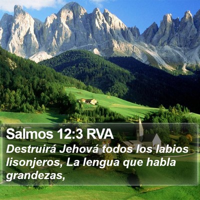 Salmos 12:3 RVA Bible Verse Image