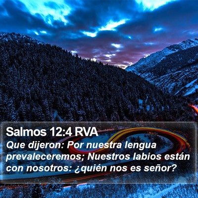 Salmos 12:4 RVA Bible Verse Image