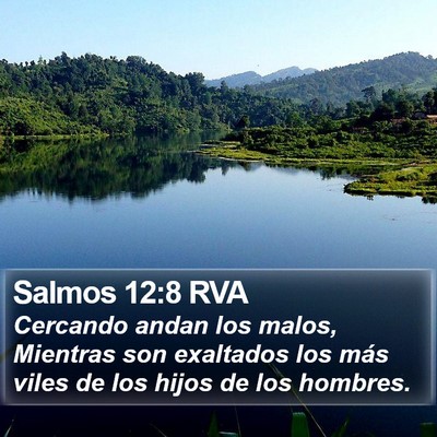 Salmos 12:8 RVA Bible Verse Image