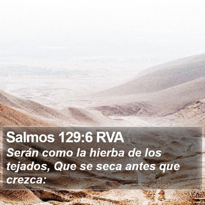 Salmos 129:6 RVA Bible Verse Image
