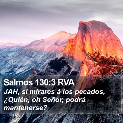 Salmos 130:3 RVA Bible Verse Image