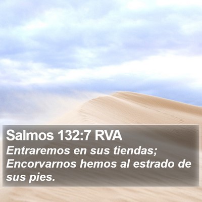 Salmos 132:7 RVA Bible Verse Image