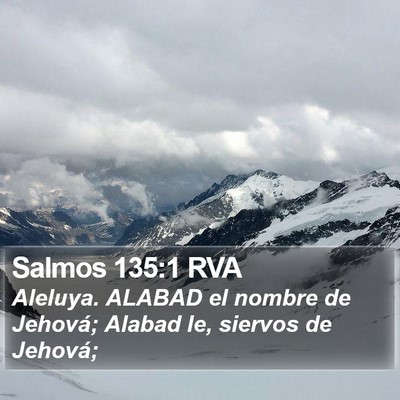 Salmos 135:1 RVA Bible Verse Image