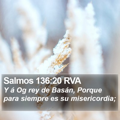 Salmos 136:20 RVA Bible Verse Image