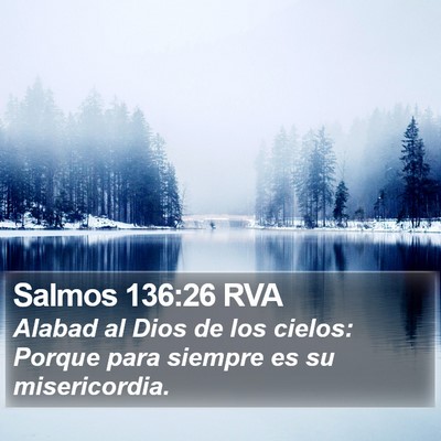 Salmos 136:26 RVA Bible Verse Image