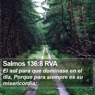 Salmos 136:8 RVA Bible Verse Image