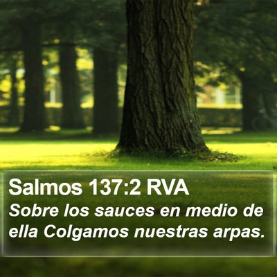 Salmos 137:2 RVA Bible Verse Image
