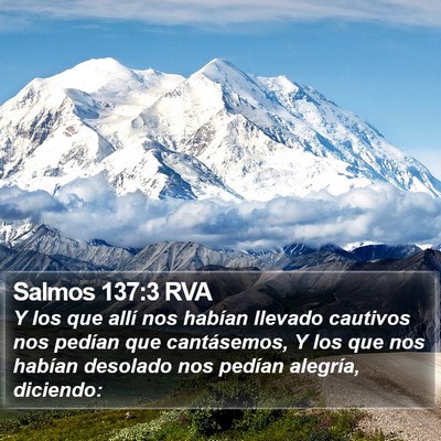 Salmos 137:3 RVA Bible Verse Image