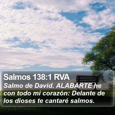 Salmos 138:1 RVA Bible Verse Image
