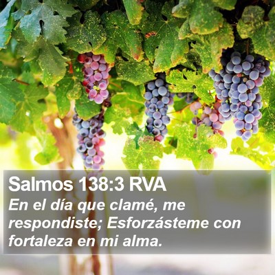 Salmos 138:3 RVA Bible Verse Image
