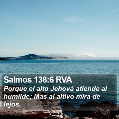 Salmos 138:6 RVA Bible Verse Image