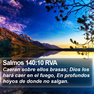 Salmos 140:10 RVA Bible Verse Image