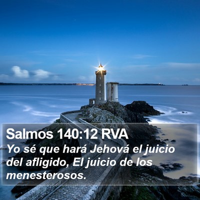 Salmos 140:12 RVA Bible Verse Image