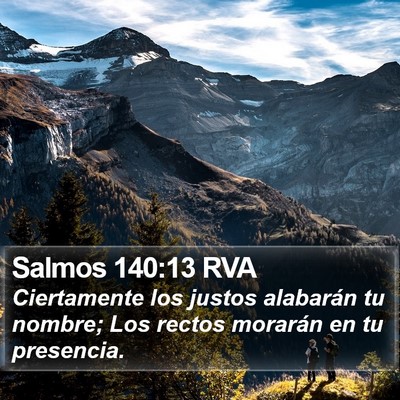 Salmos 140:13 RVA Bible Verse Image
