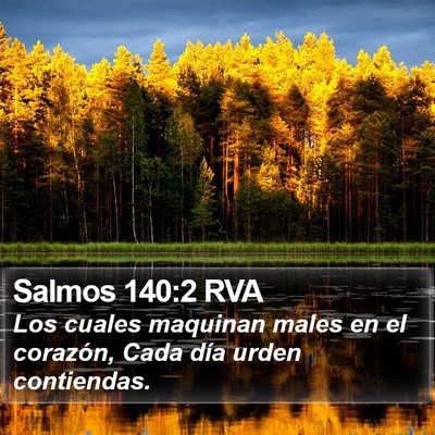Salmos 140:2 RVA Bible Verse Image